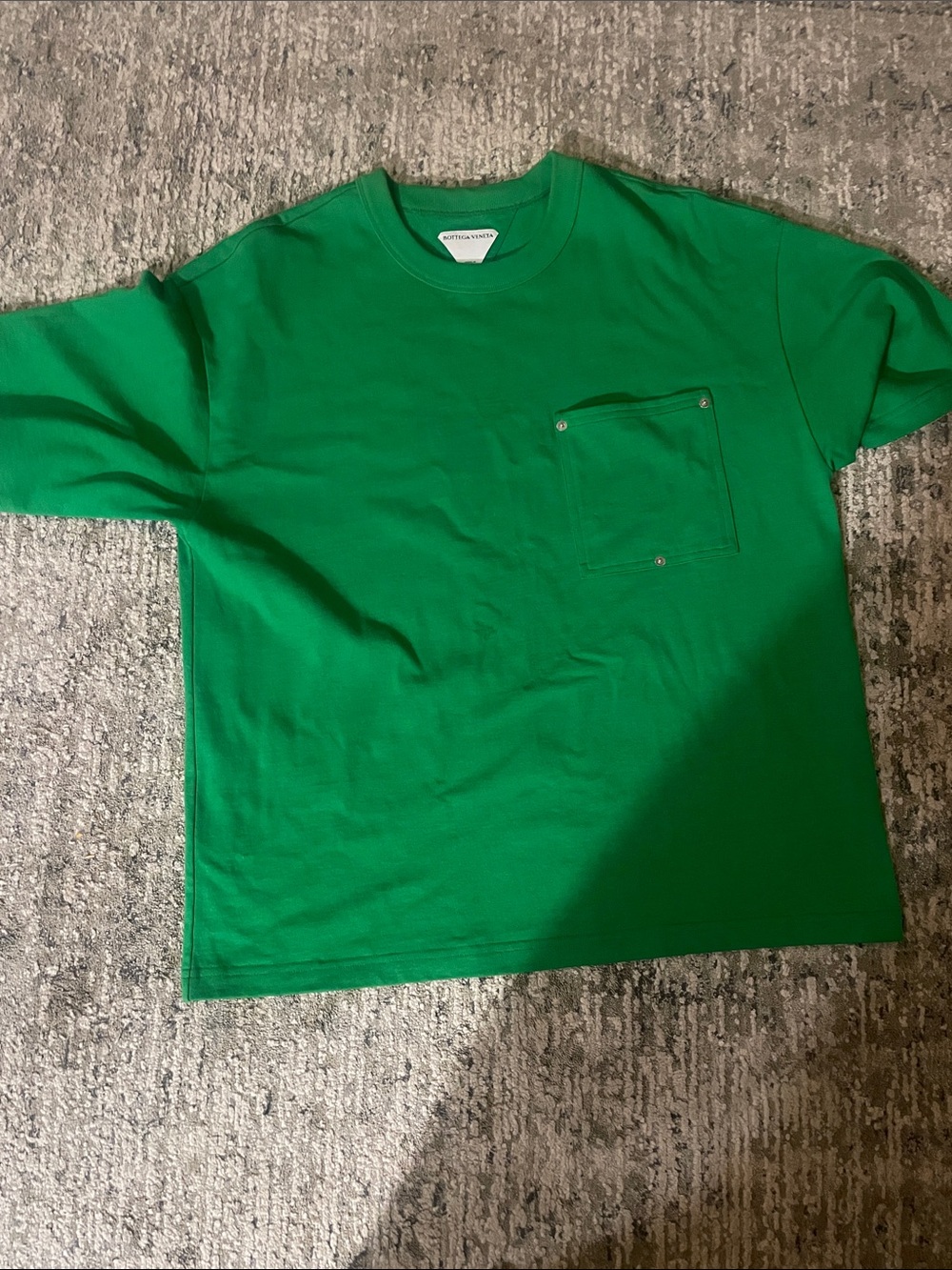 Men's Green Crewneck Pocket Bottega Veneta